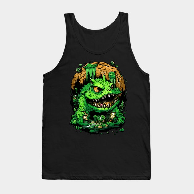 Enchanted Goblincore Beast - Fantasy Tank Top by Mossy Cave